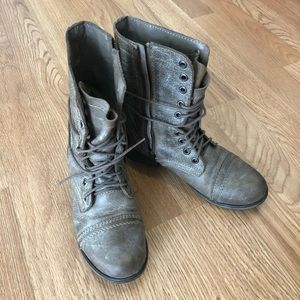Steve Madden combat boots